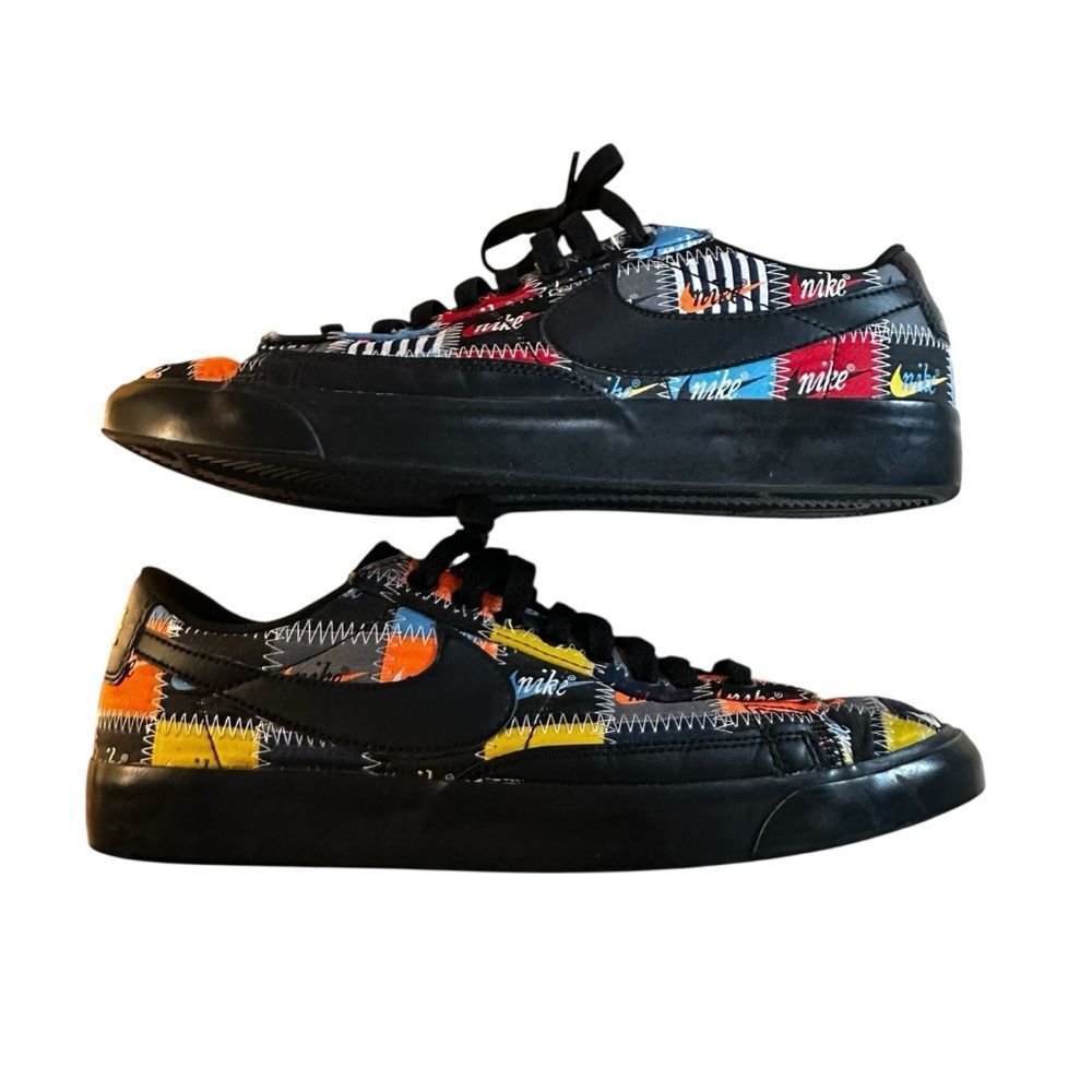 Nike Blazer Low Patchwork  Multi Color Size 8.5 - Picture 2 of 9